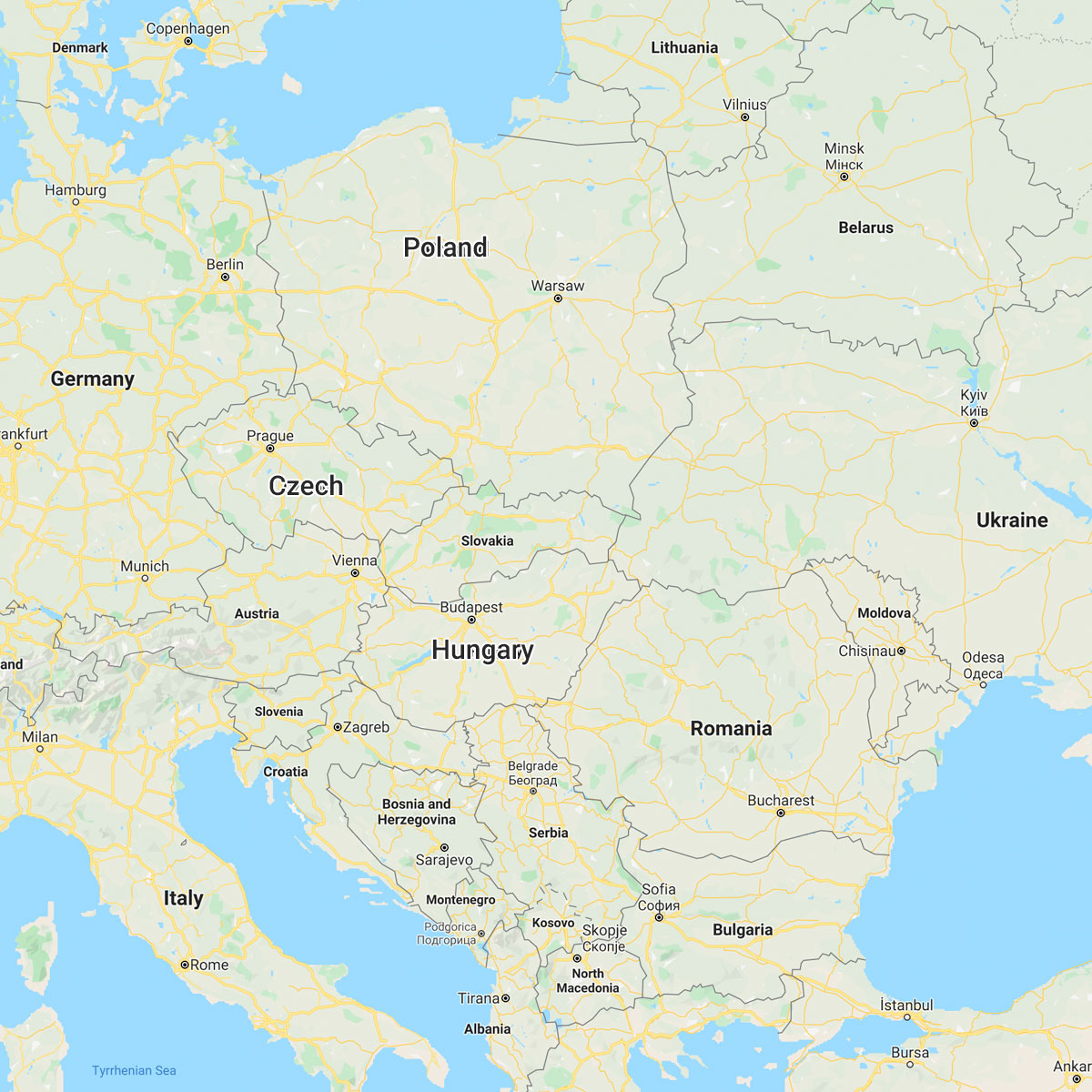 The East